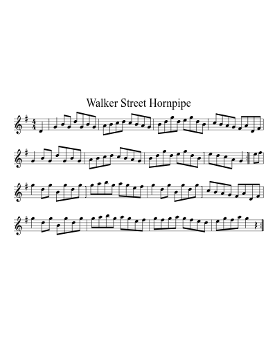 Walker Street Hornpipe