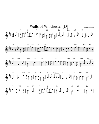 Walls of Winchester  [D]