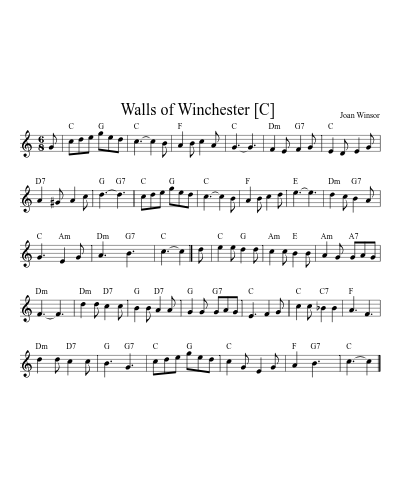 Walls of Winchester  [C] (Version 3)