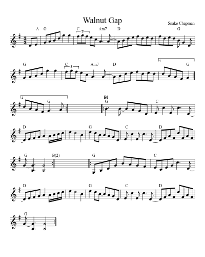 Walnut Gap (Version 2)