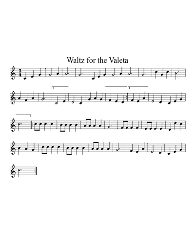 Waltz for the Valeta