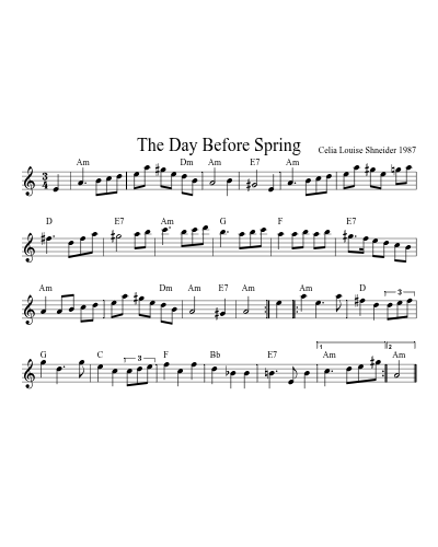 The Day Before Spring (Waltz Daybeforespring) (#64388)