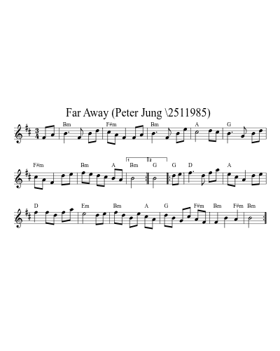 Far Away  (Peter Jung \2511985)