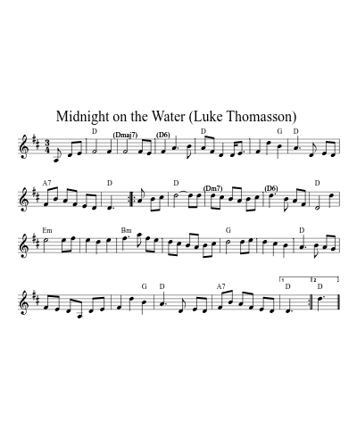 Midnight on the Water  (Luke Thomasson)