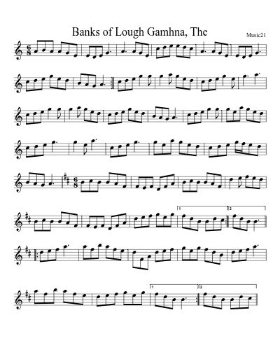 Banks of Lough Gamhna, The preview