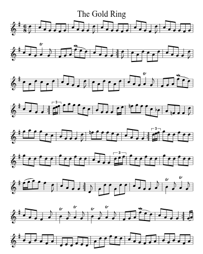 The Gold Ring (Version 2) sheet music preview