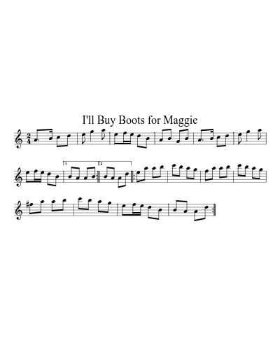 I'll buy boots for Maggie (Version 2)