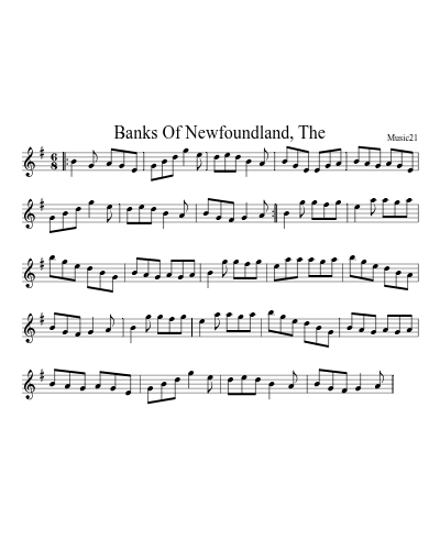 Banks Of Newfoundland, The