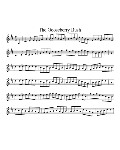 The Gooseberry Bush