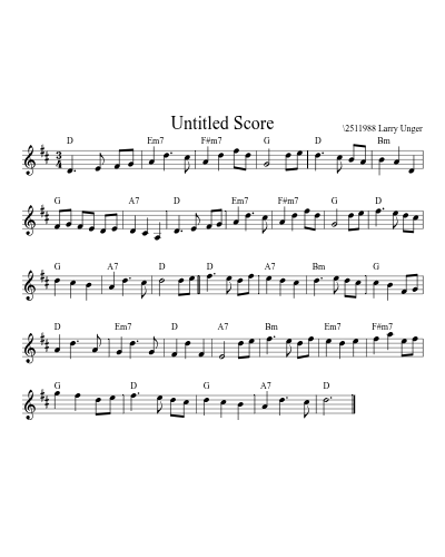 Waltz Wedding sheet music preview