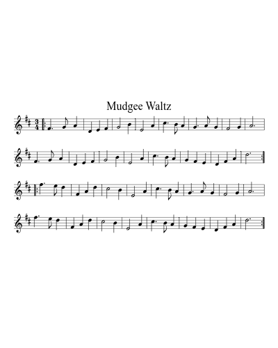 Waltz for the Valeta (Waltzes Mudgee Valeta Set)