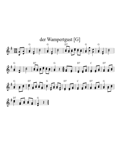 der Wampertgust [G]