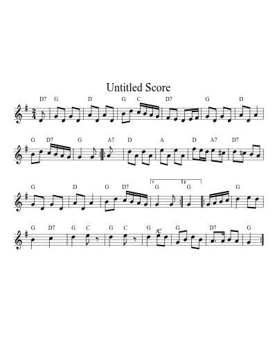 Washingtons Ways sheet music preview