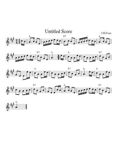 Washingtons Ways (Version 2) sheet music preview