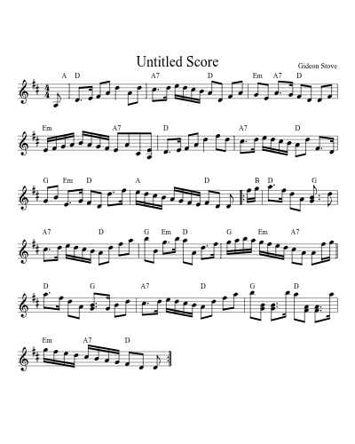 Washingtons Ways (Version 3) sheet music preview