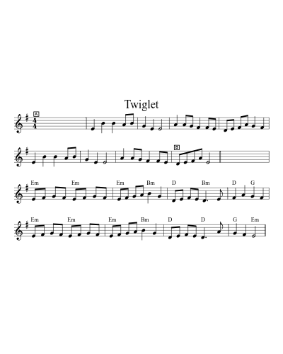 Twiglet (Wayzgoose Tunes 2010)