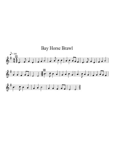 Bay Horse Brawl (Wayzgoose Tunes 2010)