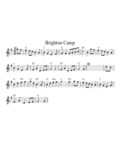 Brighton Camp (Wayzgoose Tunes 2010)