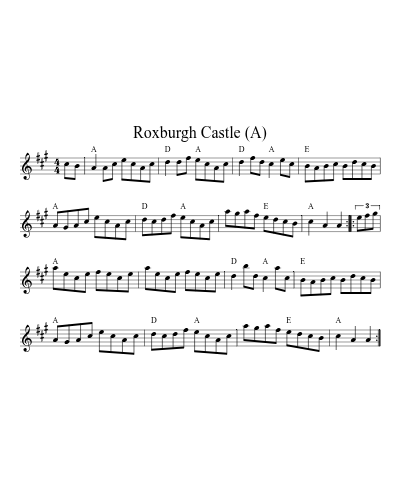 Roxburgh Castle (A) (Wayzgoose Tunes 2010)