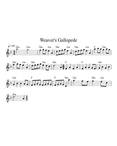 Weaver's Gallopede preview