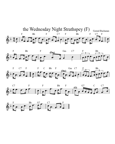 the Wednesday Night Strathspey   (F) (Version 2)