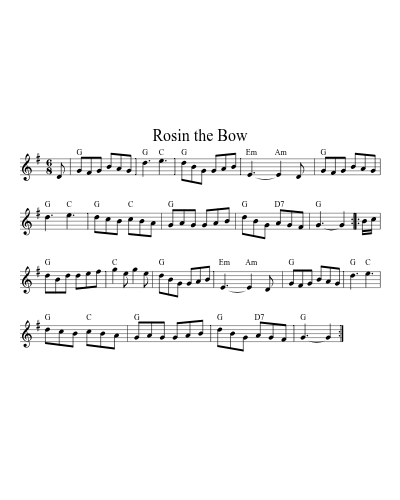 Rosin The Bow (Wee Cooper Of Fife2)