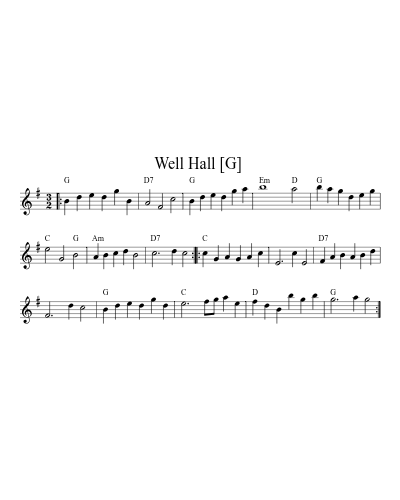 Well Hall  [G] (Well Hall) preview