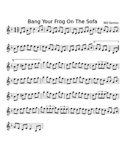 Bang Your Frog On The Sofa