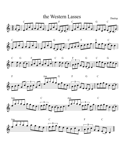 The Western Lasses (Version 3)