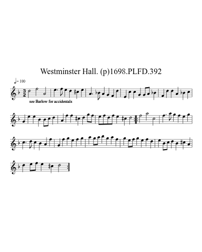 Westminster Hall. (p)1698.PLFD.392