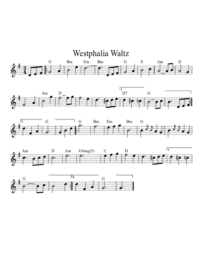 Westphalia waltz (Version 3)