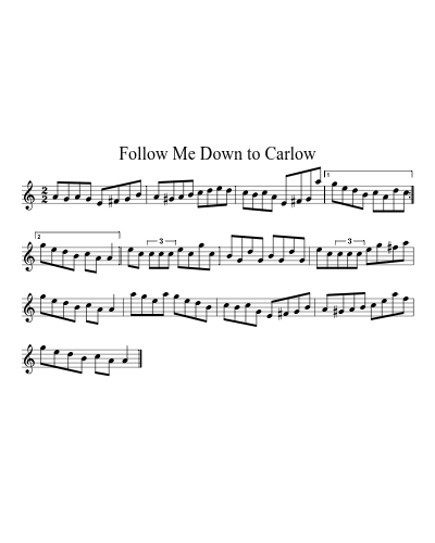 Follow Me Down to Carlow
