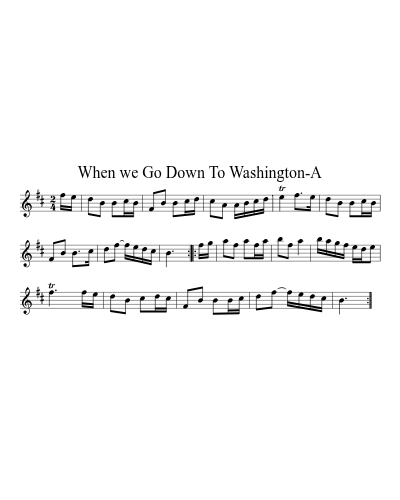When we Go Down To Washington-A (Version 2) preview