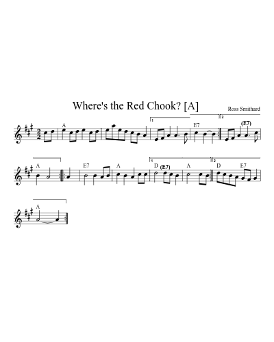 How to Play Where's the Red Chook? [A] (Version 2) by Ross Smithard ...