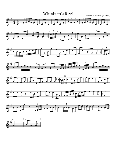 Whinham's Reel (Version 2)