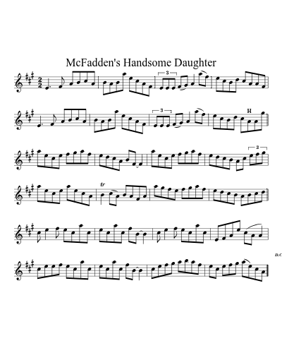 McFadden's Handsome Daughter