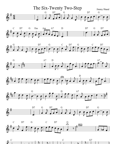 the Six-Twenty Two-Step (Version 3) sheet music preview