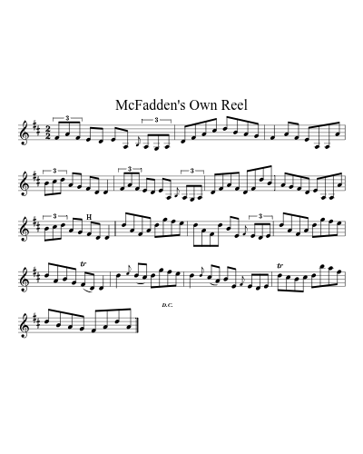 McFadden's Own Reel
