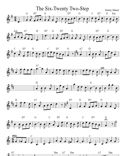 the Six-Twenty Two-Step (White Heather Jig Mpfc) sheet music preview