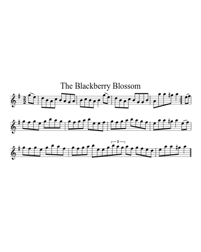 The blackberry blossom (Version 2)