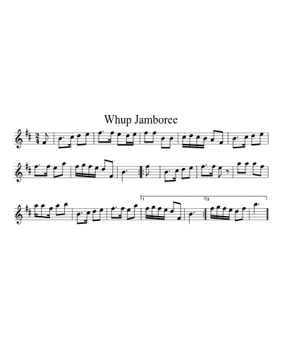Whup Jamboree (Version 2)