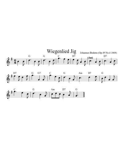 Wiegenlied Jig (Version 2) preview