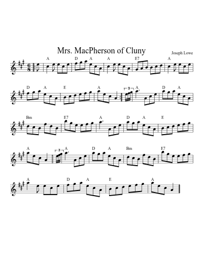 Mrs. MacPherson of Cluny (Version 4)