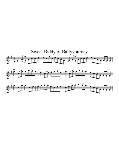 Sweet Biddy of Ballyvourney (Version 2)