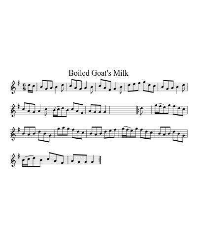 Boiled Goat's Milk preview