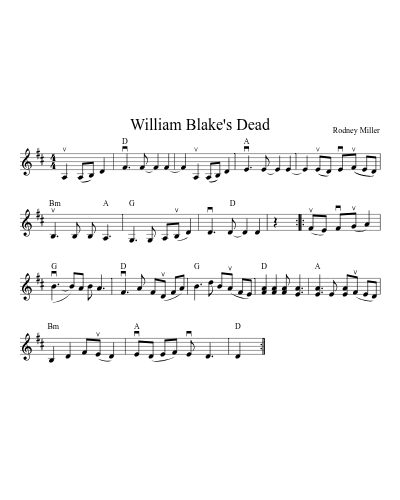 William Blake's Dead (Version 2)