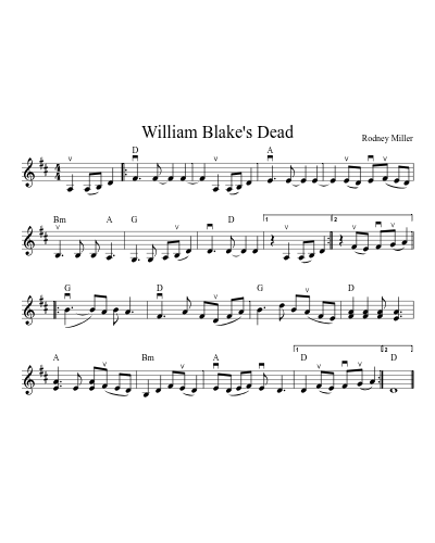 William Blake's Dead (Version 3)