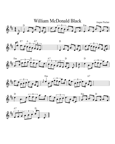 William McDonald Black (Version 2)