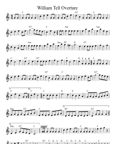 William Tell Overture preview
