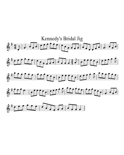 Kennedy's Bridal Jig